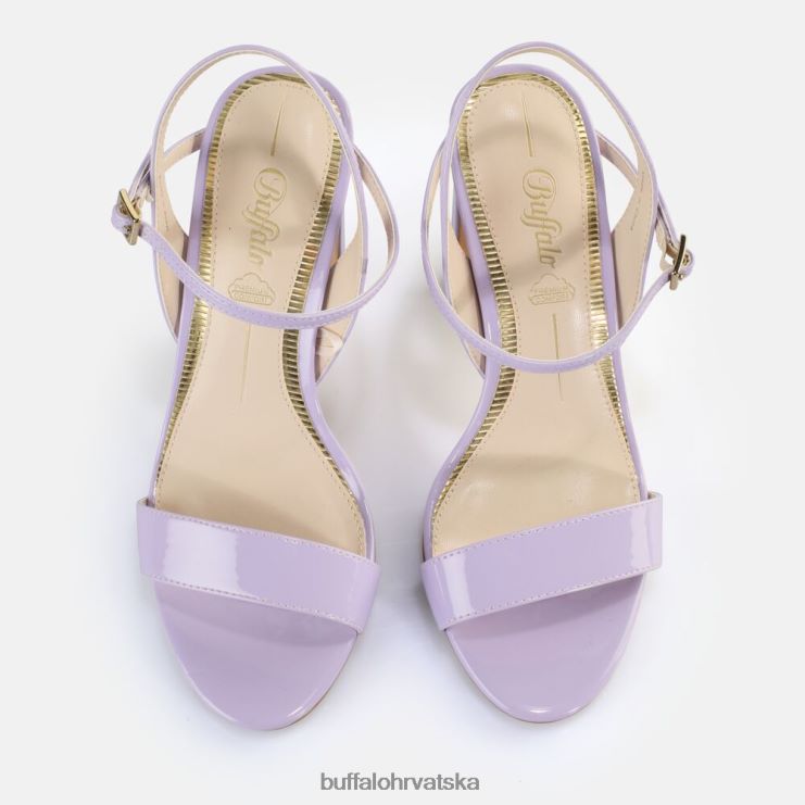 lavanda Buffalo jean uredne sandale na petu veganske |sandale TDD6T42